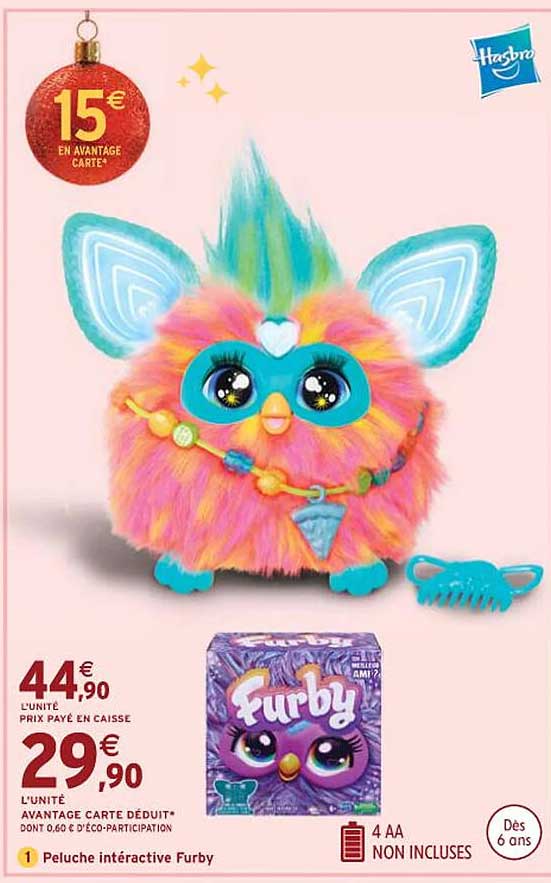 peluche intéractive furby