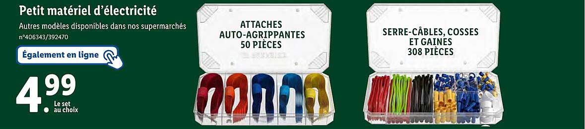 petit matérial d'électricité