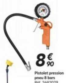 pistolet pression peau 8 bars