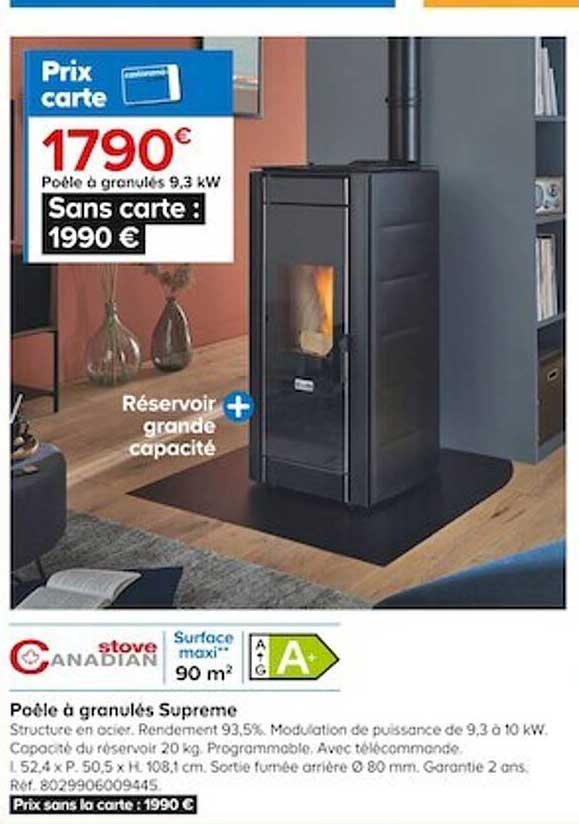 Poêle à Granulés Suprême