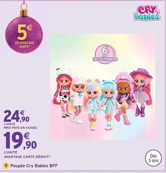 poupée cry babies bff