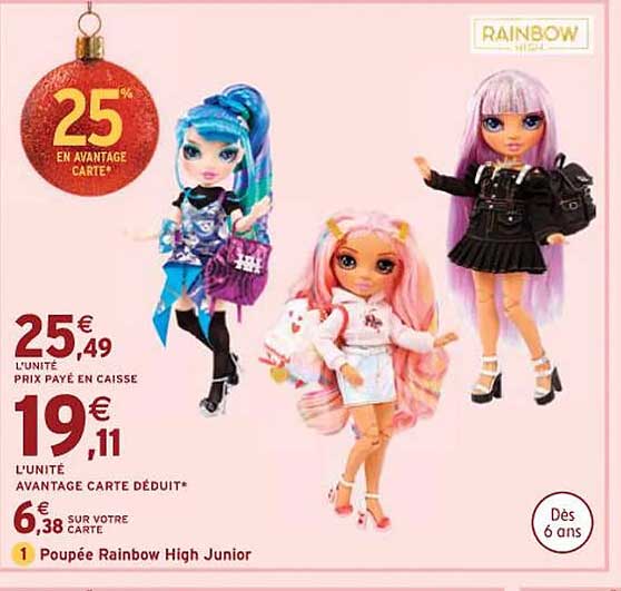 poupée rainbow high junior