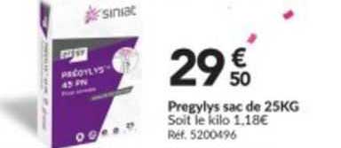 pregylys sac de 25kg