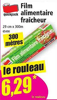 Quickpack Film Alimentaire Fraîcheur
