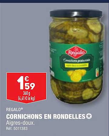 Regalo Cornichons En Rondelles