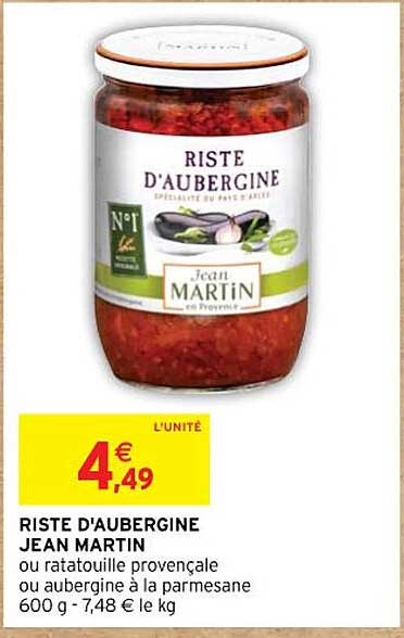 riste d'aubergine  jean martin