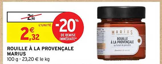 rouille à la  provençale marius