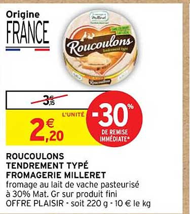 rouloulons tendrement typé fromagerie milleret