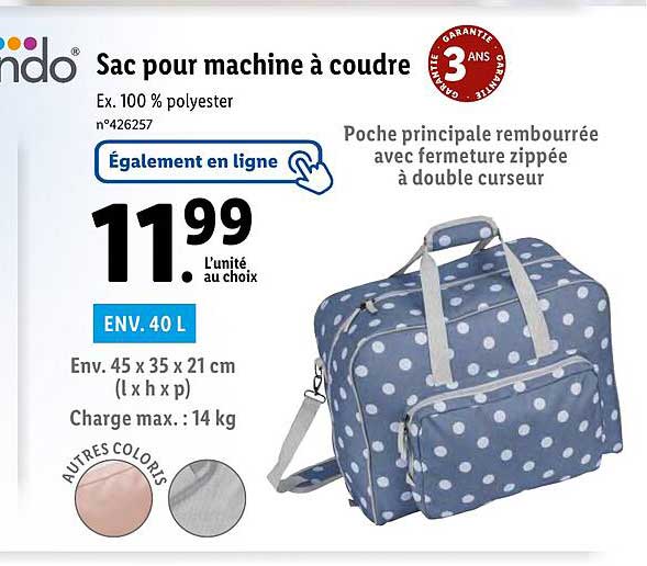 Sac Pour Machine à Coudre