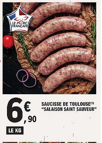 saucisse de toulouse "salaison saint sauveur"