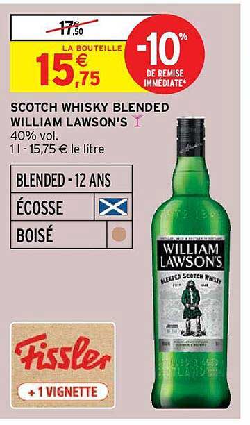 scotch whisky blended william lawson's
