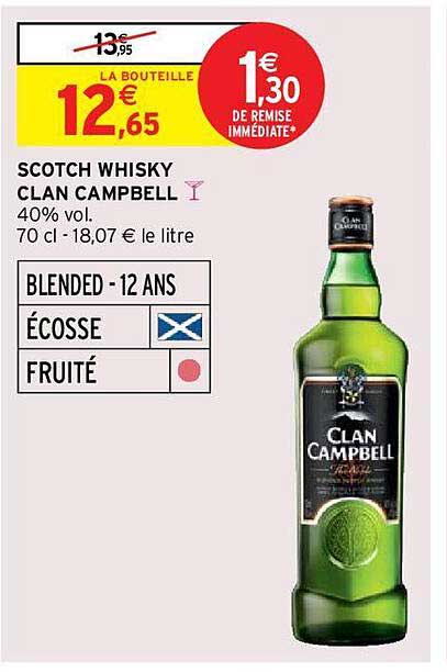 scotch whisky clan campbell