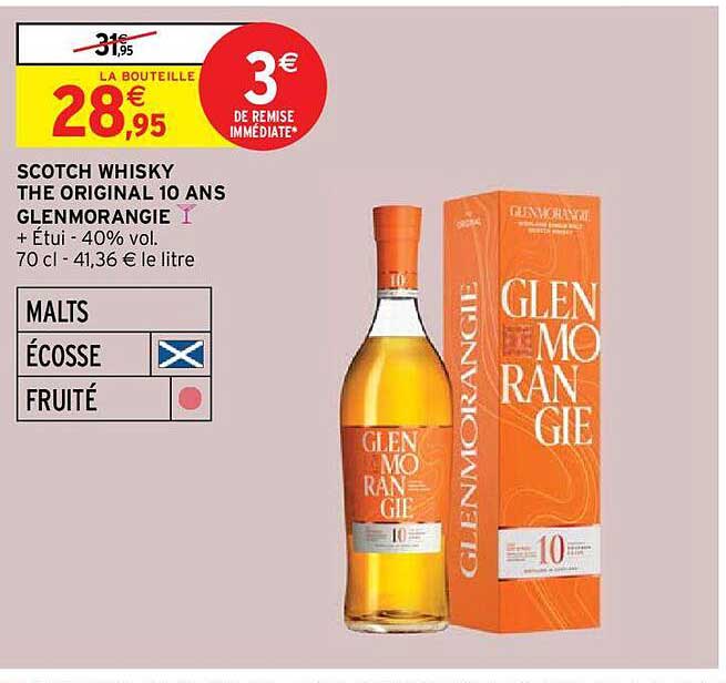 scotch whisky the original 10 ans glenmorangie