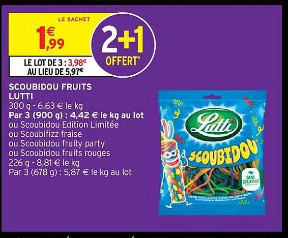 Scoubidou Fruits Lutti