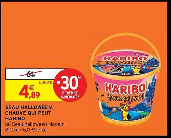 seau halloween chauve qui peut haribo