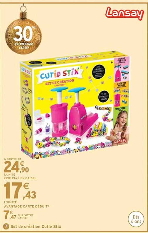 set de création cutie stix