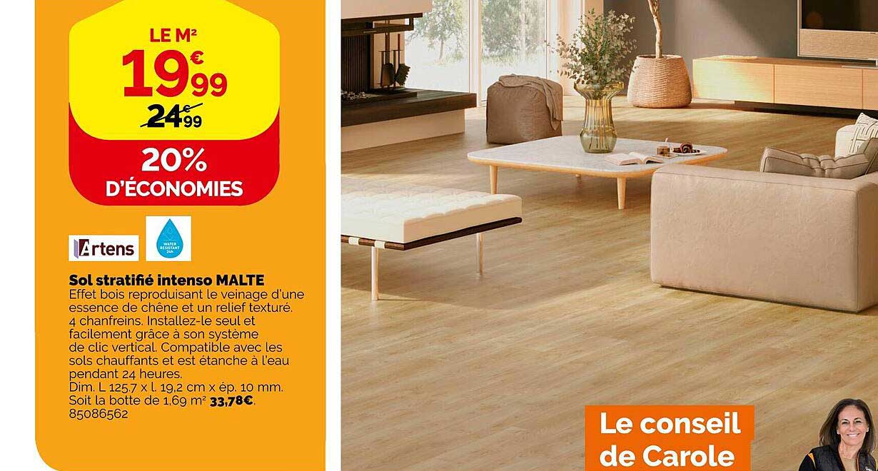 sol stratifié intenso malte