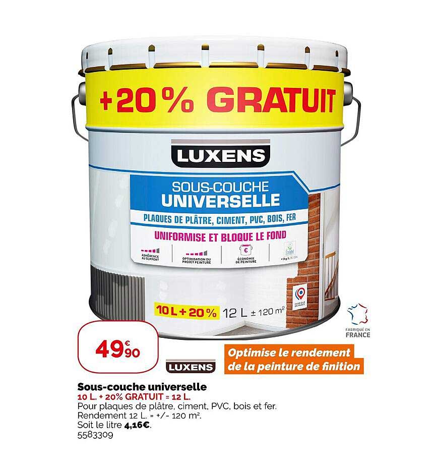 sous-couche universelle luxens