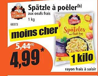 tante germaine spätzle à poêler