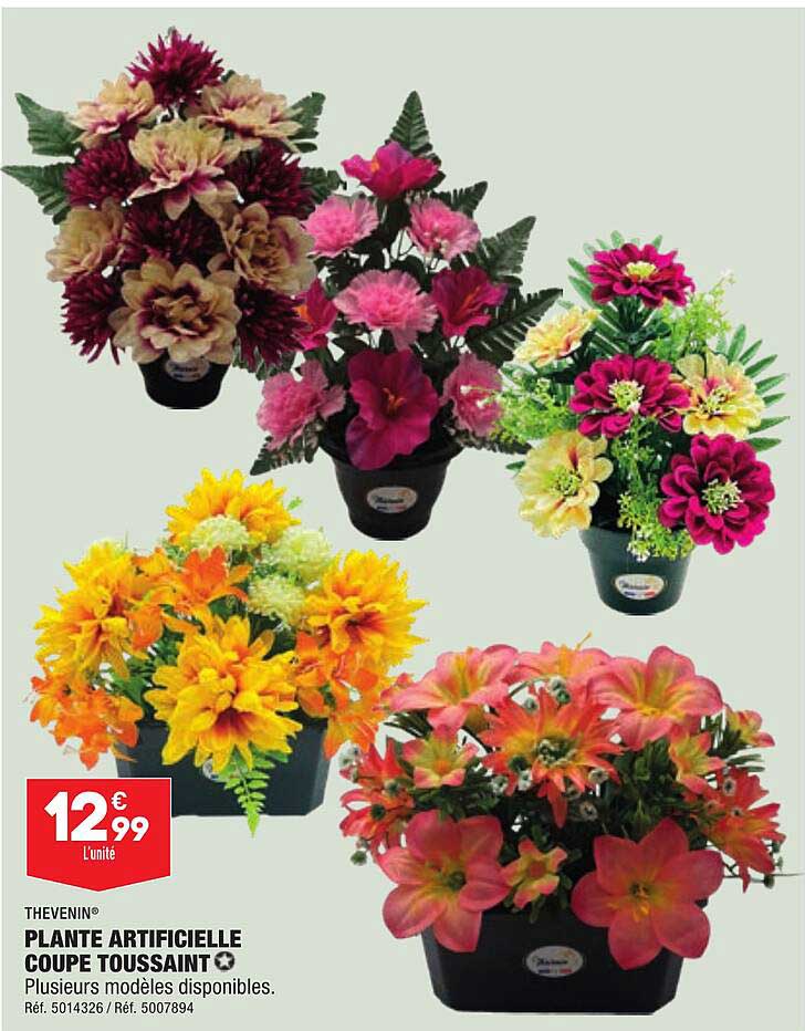 Thevenini Plante Artificielle Coupe Toussaint