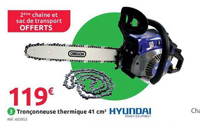 tronçonneuse thermique 41 cm3 hyundai
