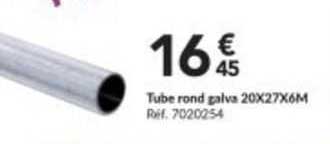 Tube Rond Gaiva 20x27x6m