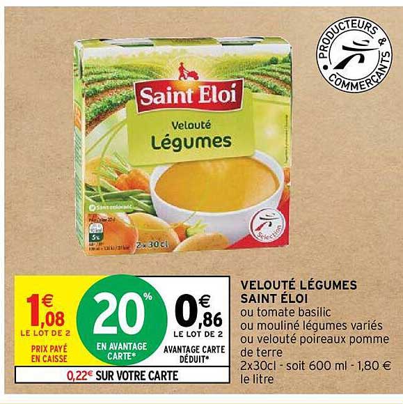 velouté légumes saint éloi