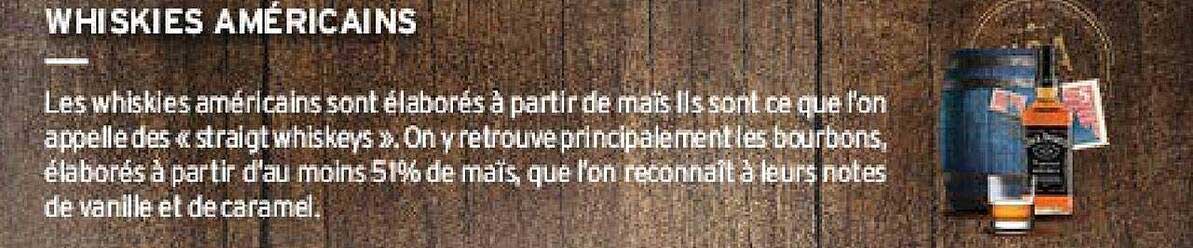 whiskies américains
