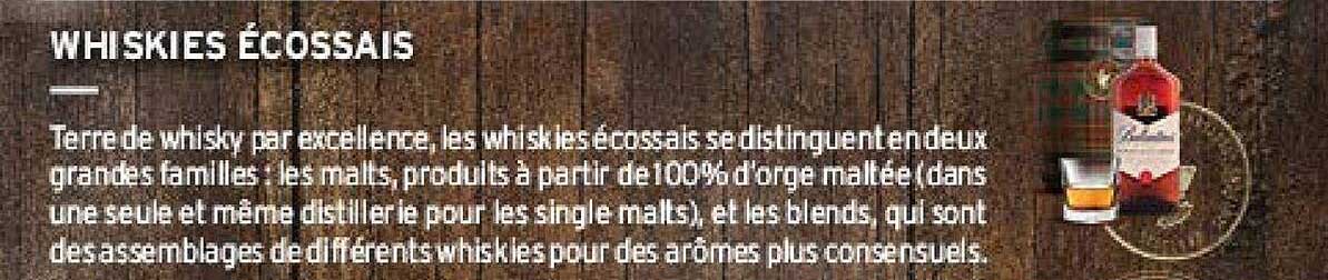 whiskies écossais