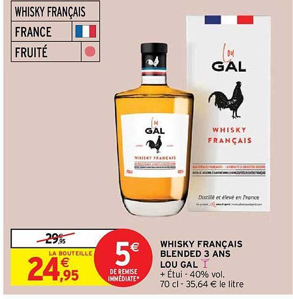 whisky français blended 3 ans lou gal
