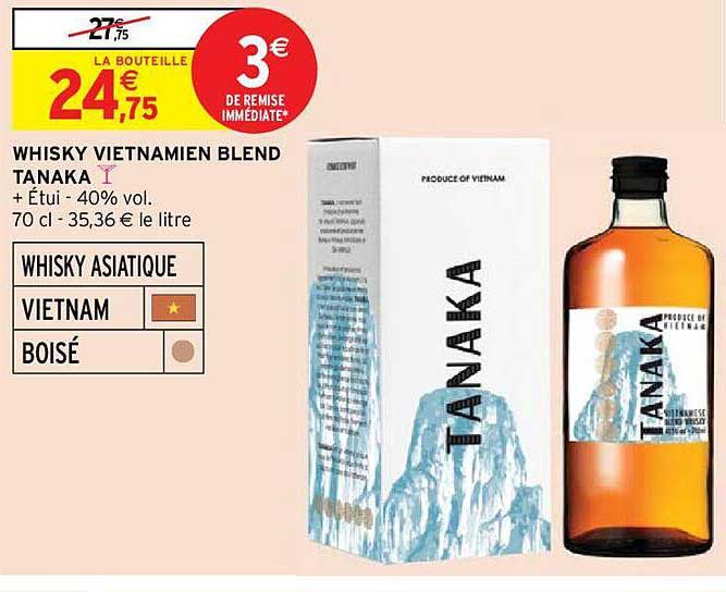 whisky vietnamien blend tanaka
