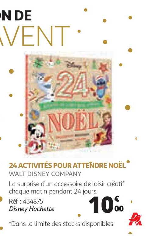 24 activités pour attendre noël walt disney company