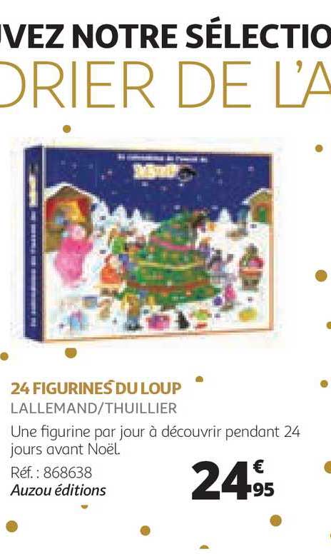 24 figurines du loup lallemand - thuillier