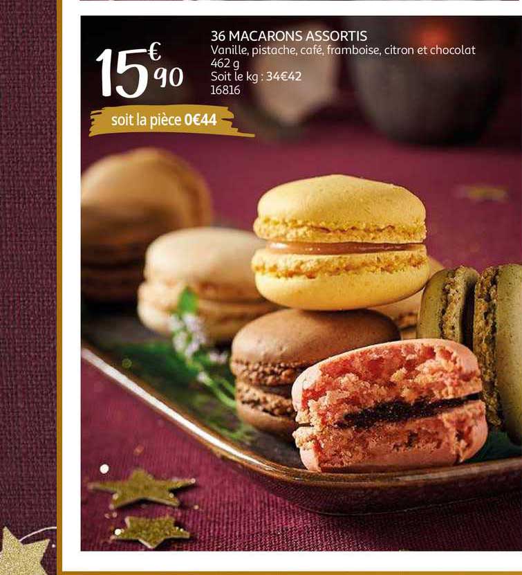 36 Macarons Assortis