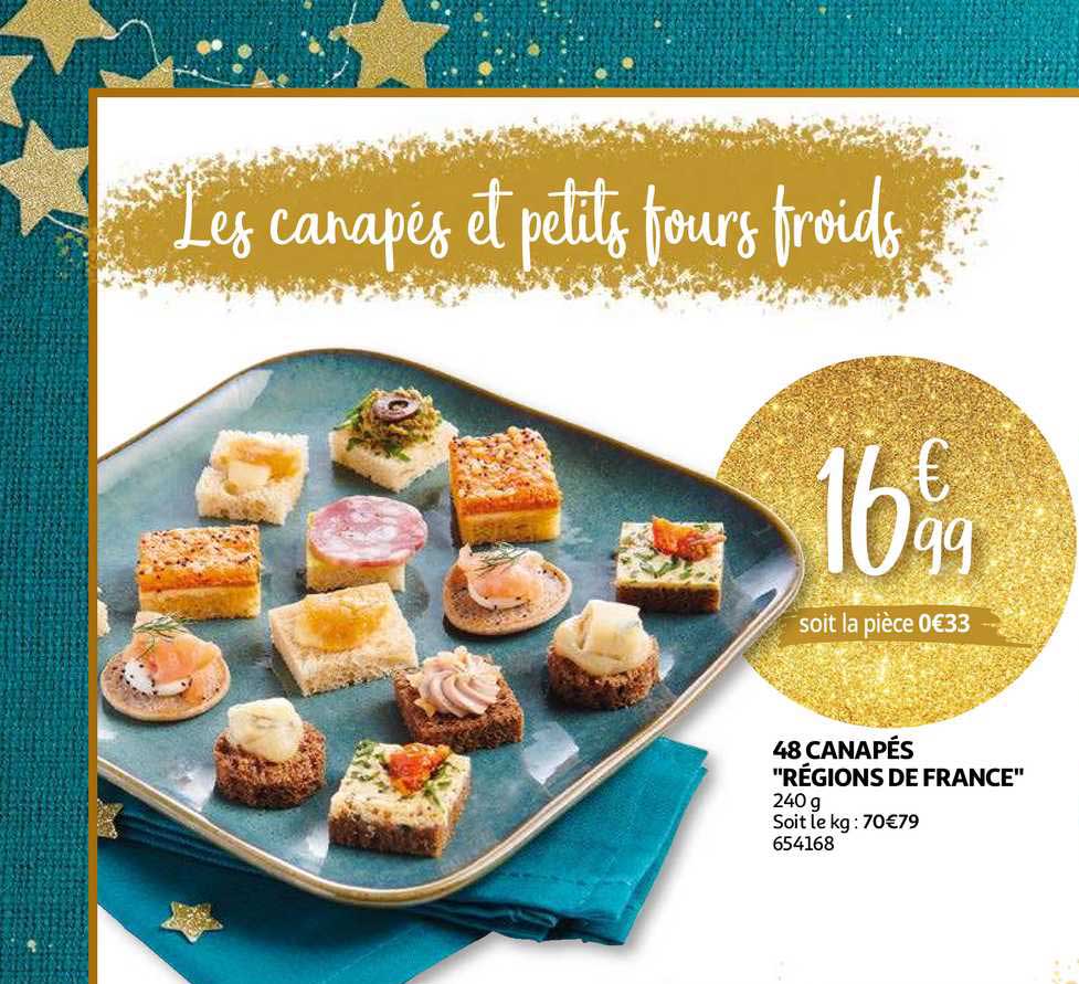 48 Canapés Régions De France