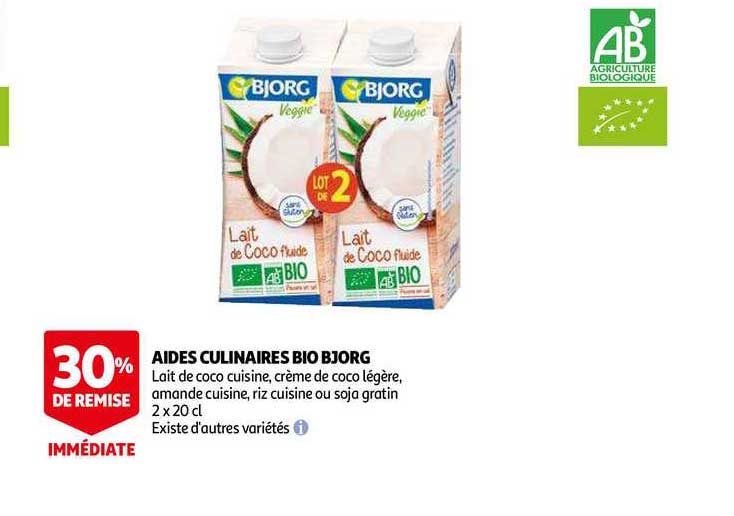 aides culinaires bio bjorg