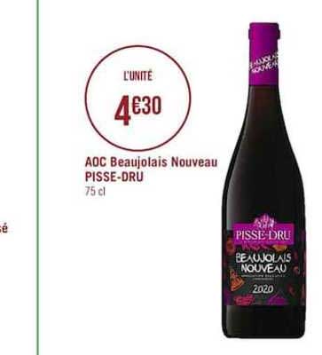 aoc beaujolais nouveau pisse dru