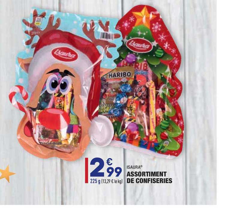 assortiment de confiseries isaura