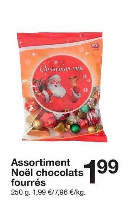 Assortiment Noël Chocolats Fourrés
