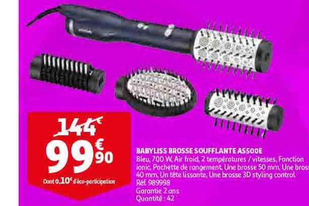 Babyliss Brosse Soufflante As500e