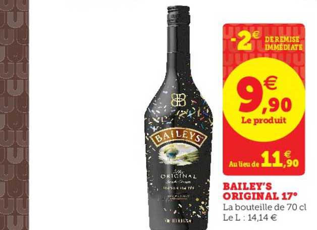 bailey's original 17°