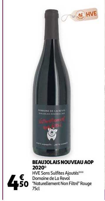 beaujolais nouveau aop 2020 domaine de la revol