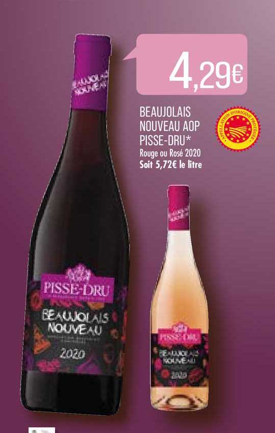 beaujolais nouveau aop pisse dru