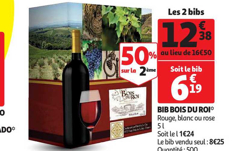 Bib Bois Du Roi 50% Sur La 2ème
