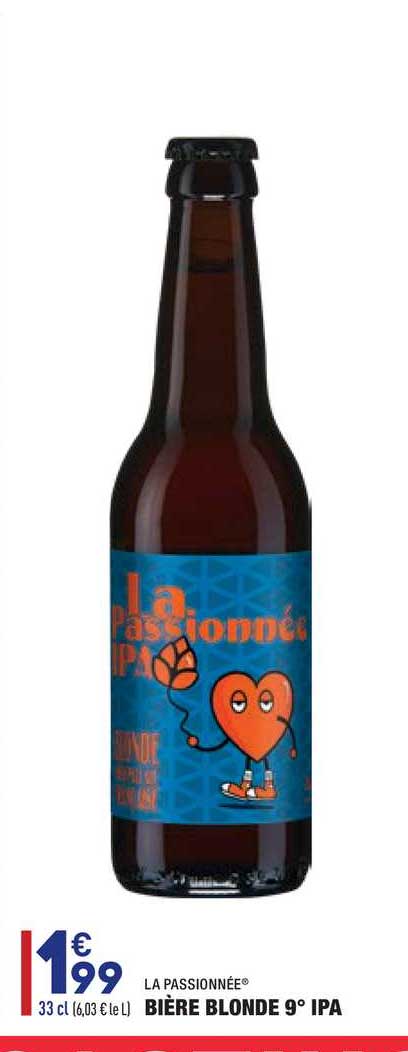 bière blonde 9° ipa la passionnée