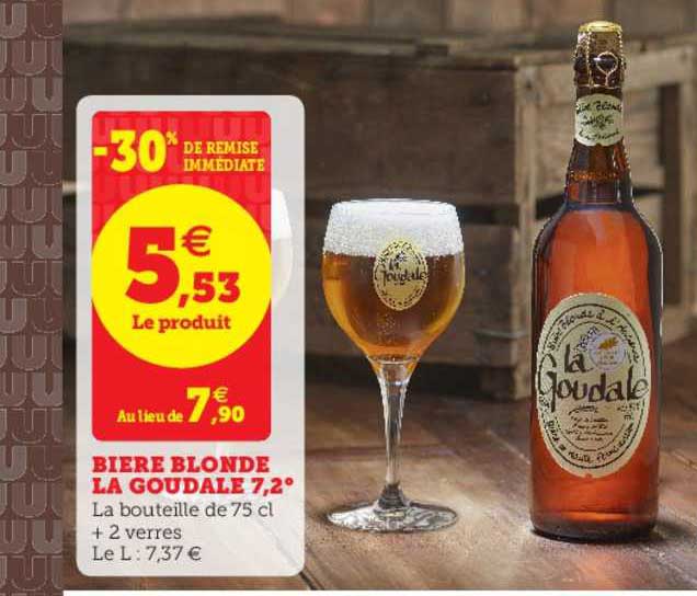 Bière Blonde La Goudale 7,2°