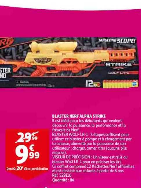 blaster nerf alpha strike