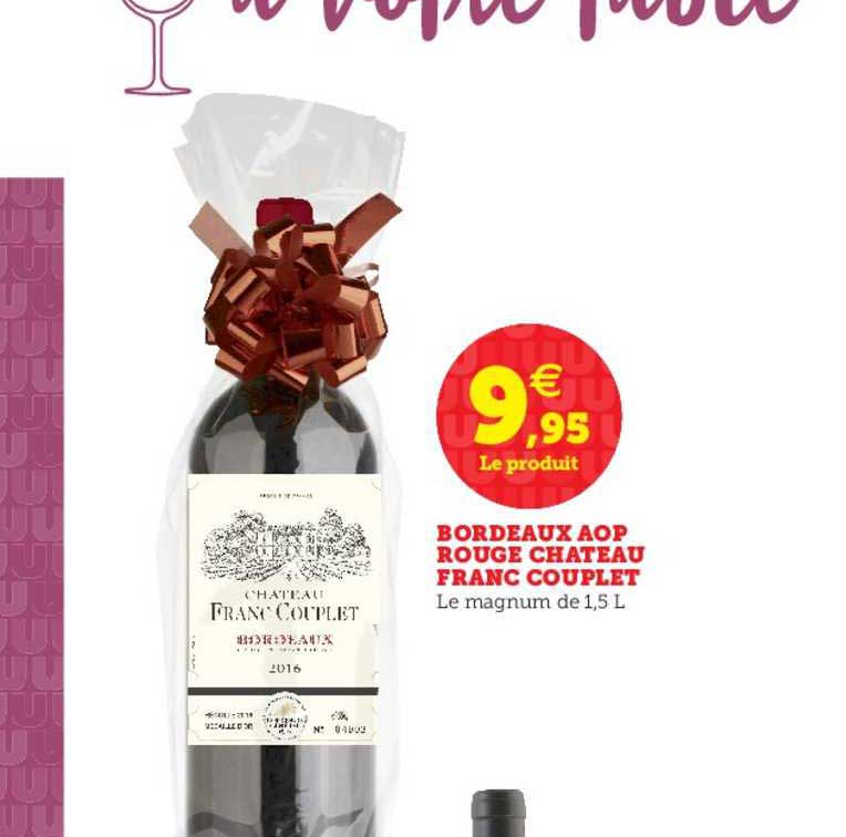 bordeaux aop rouge château franc couplet