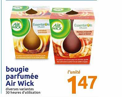 bougie parfumée air wick