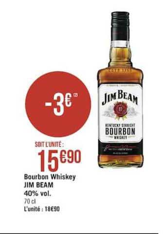 bourbon whiskey jim beaum